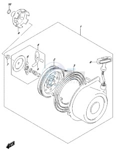 LT-A500XP drawing OPTIONAL (RECOIL STARTER)