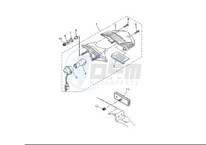 XT X 660 drawing TAILLIGHT