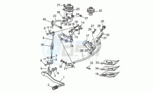 S 1000 drawing Rear master cylinder