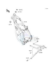 KX 250 L [KX250] (L3) [KX250] drawing FRAME