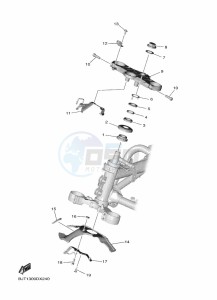 YZF690-U YZF-R7 (BJT1) drawing STEERING