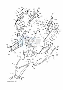 MWS155-A TRICITY 155 (BGD8) drawing SIDE COVER