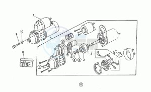 V 10 1000 Centauro Centauro drawing Starter motor