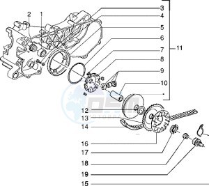 Zip 95 drawing Driving pulley