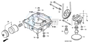 VFR800A9 Ireland - (EK / ABS MME) drawing OIL PUMP