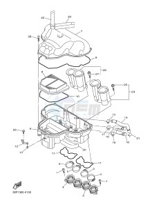 FZ8-S FZ8 FAZER 800 (42PD 42PF) drawing INTAKE