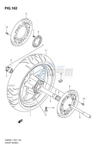 AN650 (E2) Burgman drawing FRONT WHEEL (AN650AL1 E2)