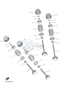 YZF-R6 YZF600 R6 (BN6A) drawing VALVE