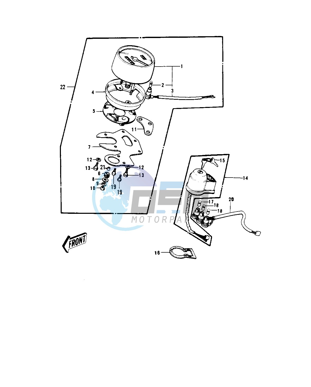 METER_IGNITION SWITCH -- 74-75- -