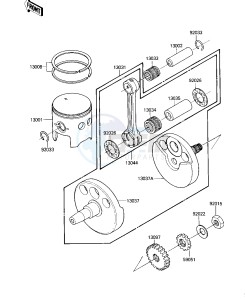 KXT 250 B [TECATE] (B2) [TECATE] drawing CRANKSHAFT_PISTON