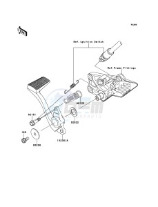 1400GTR ZG1400A9F FR GB XX (EU ME A(FRICA) drawing Brake Pedal