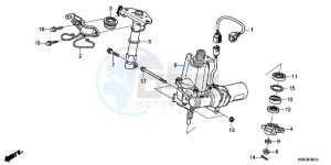 TRX500FPMC drawing STEERING SHAFT (EPS)