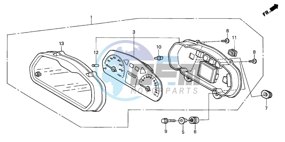 METER (XL125V1/2/3/4/5/6)