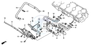 CB600F2 HORNET S drawing AIR SUCTION VALVE