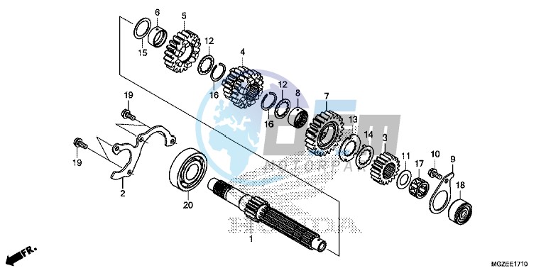 TRANSMISSION (MAINSHAFT)