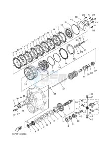 YXZ1000ET YXZ10YEXH YXZ1000R EPS SS (B573) drawing CLUTCH