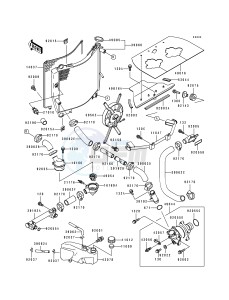 ZX 750 M [NINJA ZX-7R] (M1-M2) [NINJA ZX-7R] drawing RADIATOR