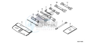 VFR1200XLF CrossTourer - VFR1200X 2ED - (2ED) drawing TOOL