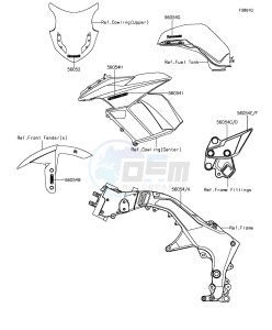 Z1000SX_ABS ZX1000MGF FR GB XX (EU ME A(FRICA) drawing Decals(Gray)(Blue)