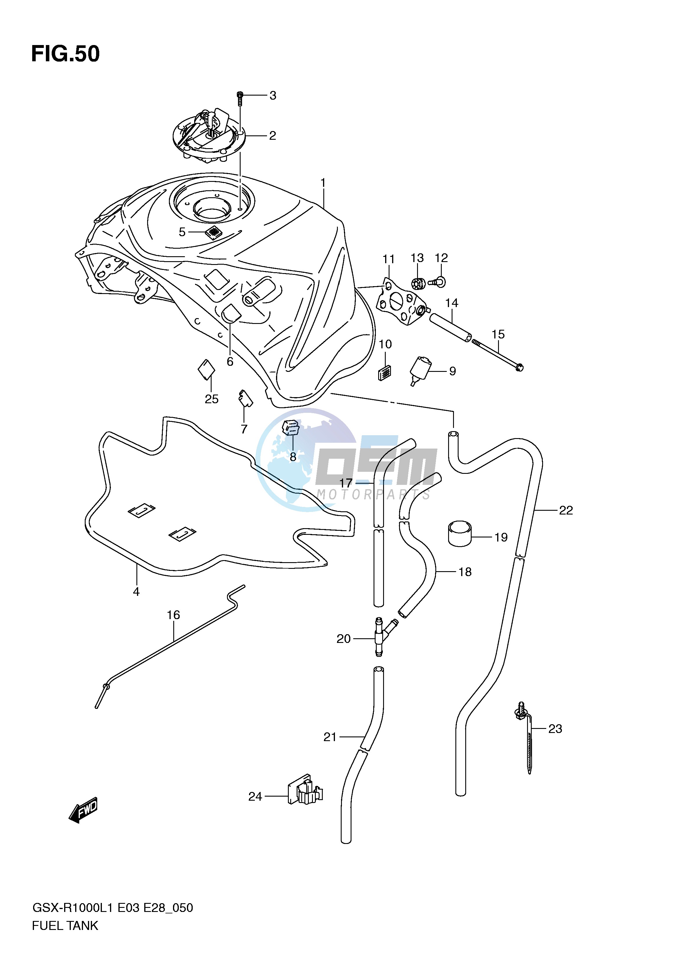 FUEL TANK (GSX-R1000L1 E3)