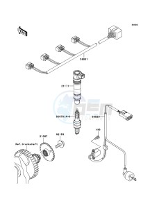 Z750 ZR750L9F GB XX (EU ME A(FRICA) drawing Ignition System