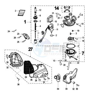 FIGHT EA BE drawing CARBURETTOR