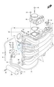 DF 150AP drawing Intake Manifold/Throttle Body