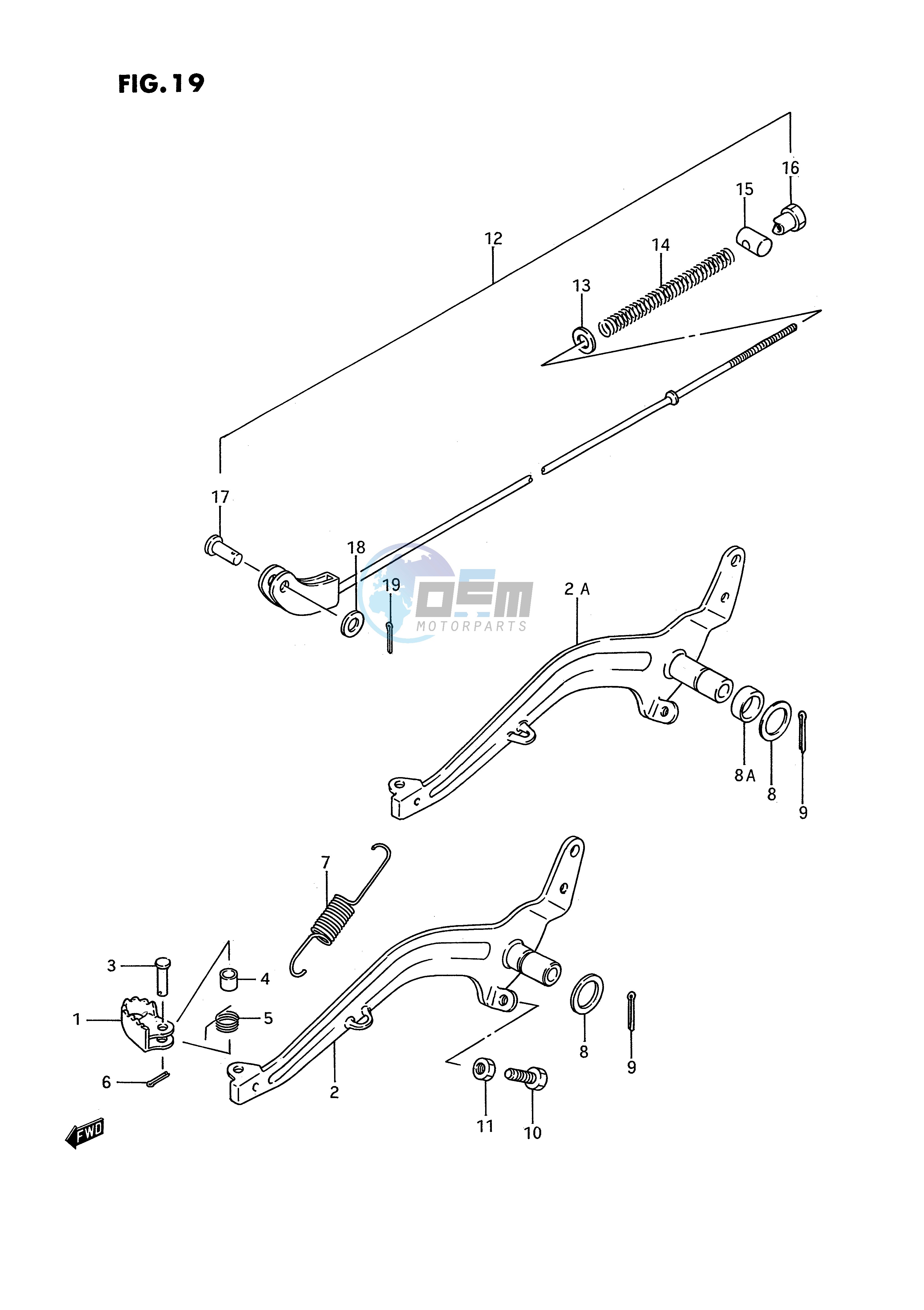 REAR BRAKE (MODEL G H J K)