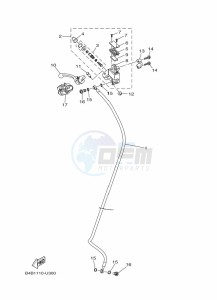 YZ85LW (B0G4) drawing FRONT MASTER CYLINDER