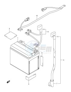 AN650 (E2) Burgman drawing BATTERY