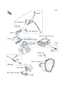 KX450F KX450EBF EU drawing Fuel Injection