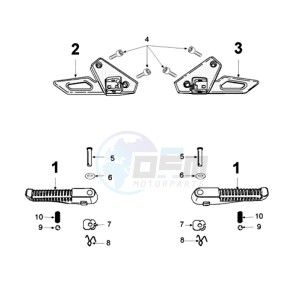 FIGHT 3 A DARKSIDE E drawing FOOT SUPPORT