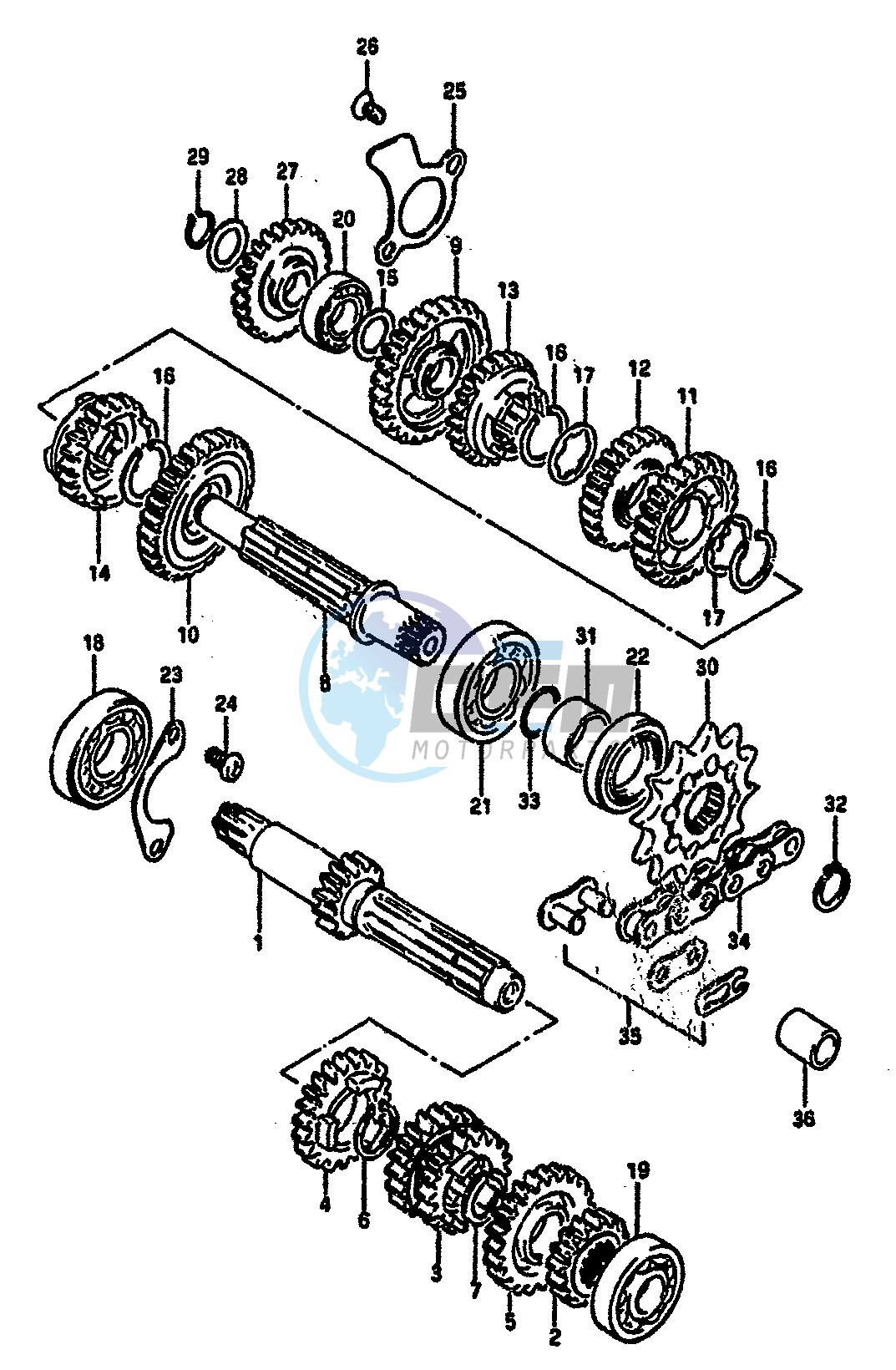 TRANSMISSION (MODEL F)