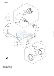 VZR 1800 Z drawing TURNSIGNAL LAMP