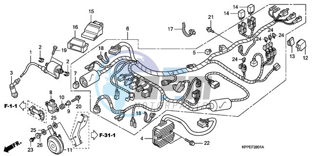 WIRE HARNESS (CBR125RW7/RW9/RWA)