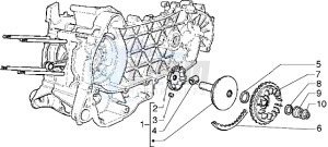 Hexagon 180 GTX drawing Driving pulley