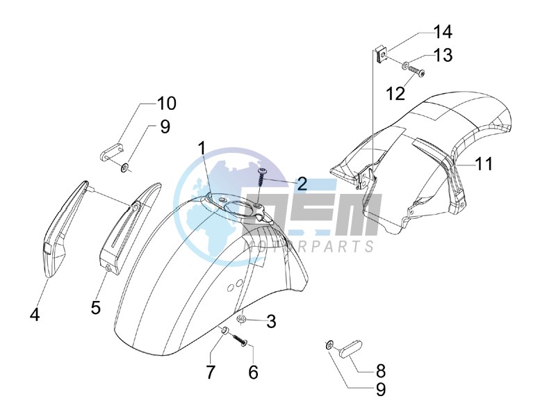 Wheel housing - Mudguard