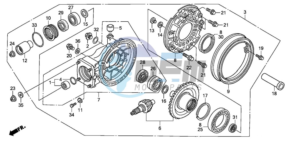 FINAL DRIVEN GEAR (ST1300)