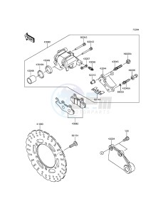 Z300 ER300AGF XX (EU ME A(FRICA) drawing Rear Brake