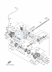 YXF850ES YX85FPSL (BAR2) drawing FRONT DIFFERENTIAL