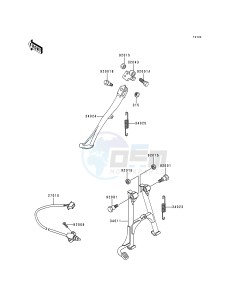 KZ 1000 P [POLICE 1000] (P15-P19) [POLICE 1000] drawing STAND-- S- -