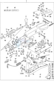 DF 50A drawing Tiller Handle