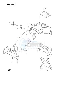 GSX-R750W (E2) drawing REAR FENDER (MODEL R S)