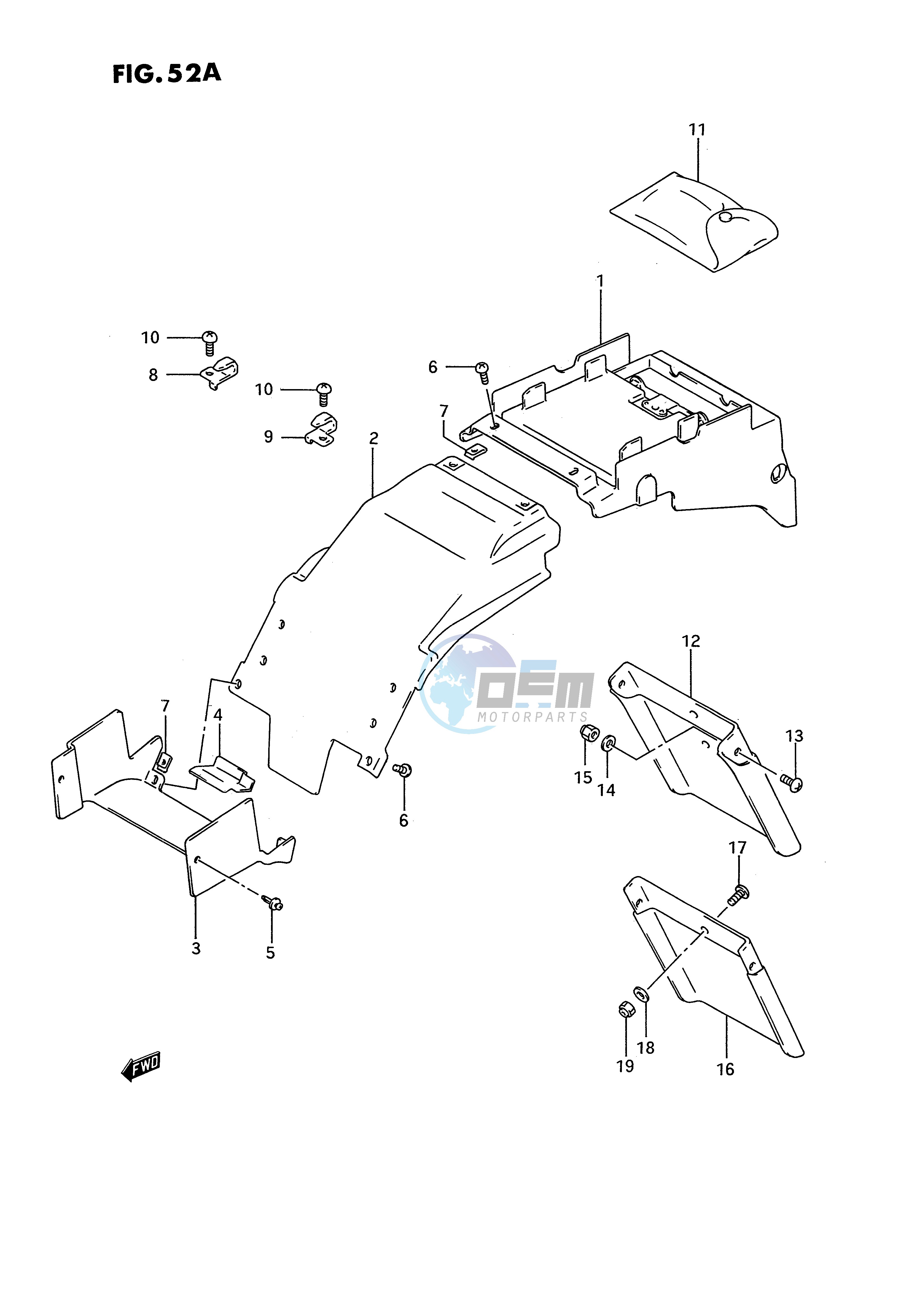 REAR FENDER (MODEL R S)