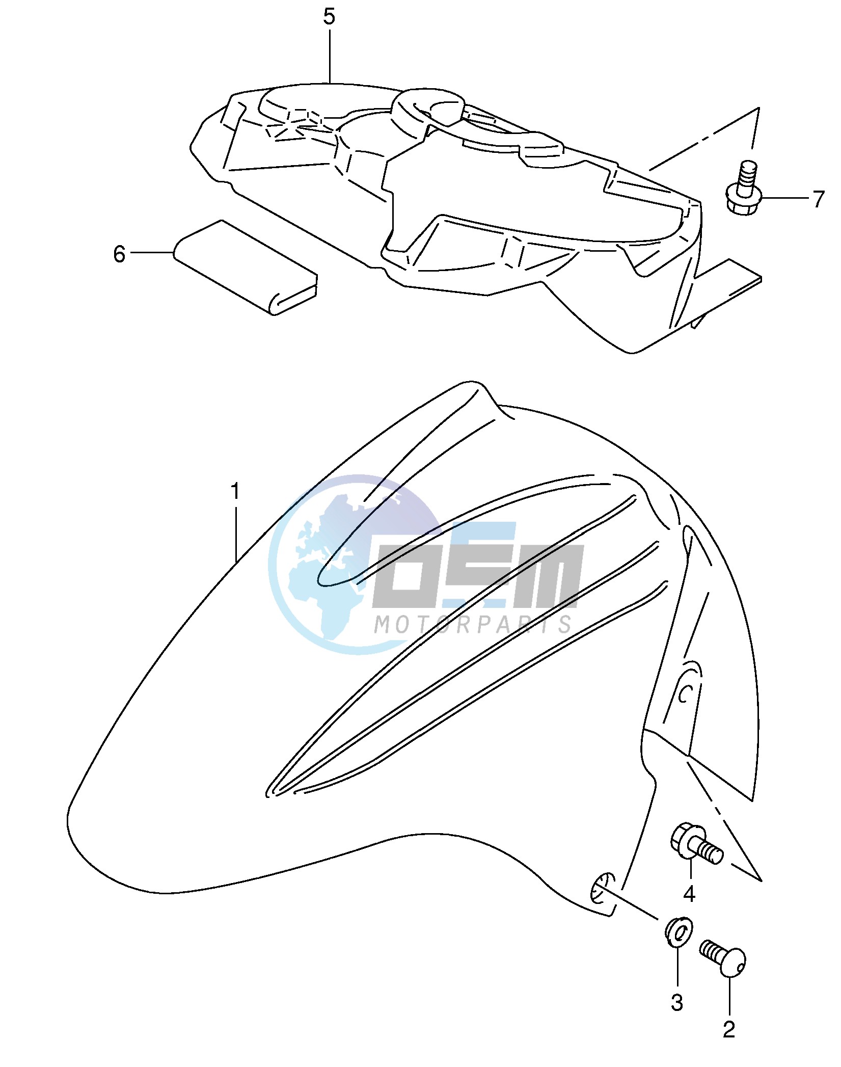 FRONT FENDER (MODEL X Y)