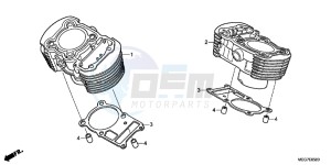 VT750CSC drawing CYLINDER