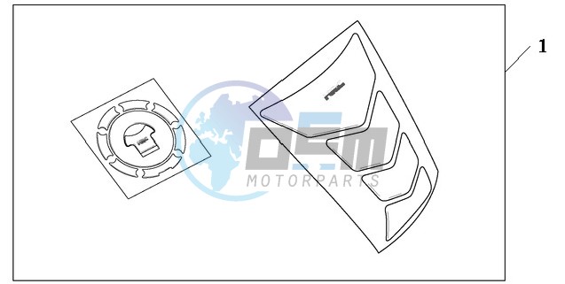 TANKPAD / FUEL LID COVER