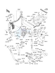 ZX 900 F [NINJA ZX-9R] (F1-F2) [NINJA ZX-9R] drawing RADIATOR