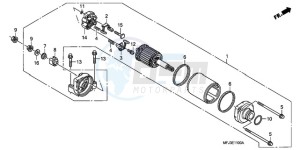 CBR600RR9 Europe Direct - (ED / MME) drawing STARTING MOTOR