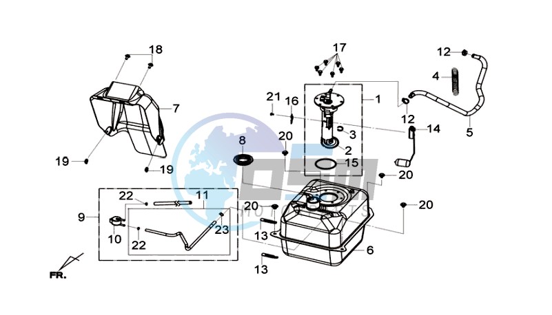 FUEL TANK - FUEL CUT